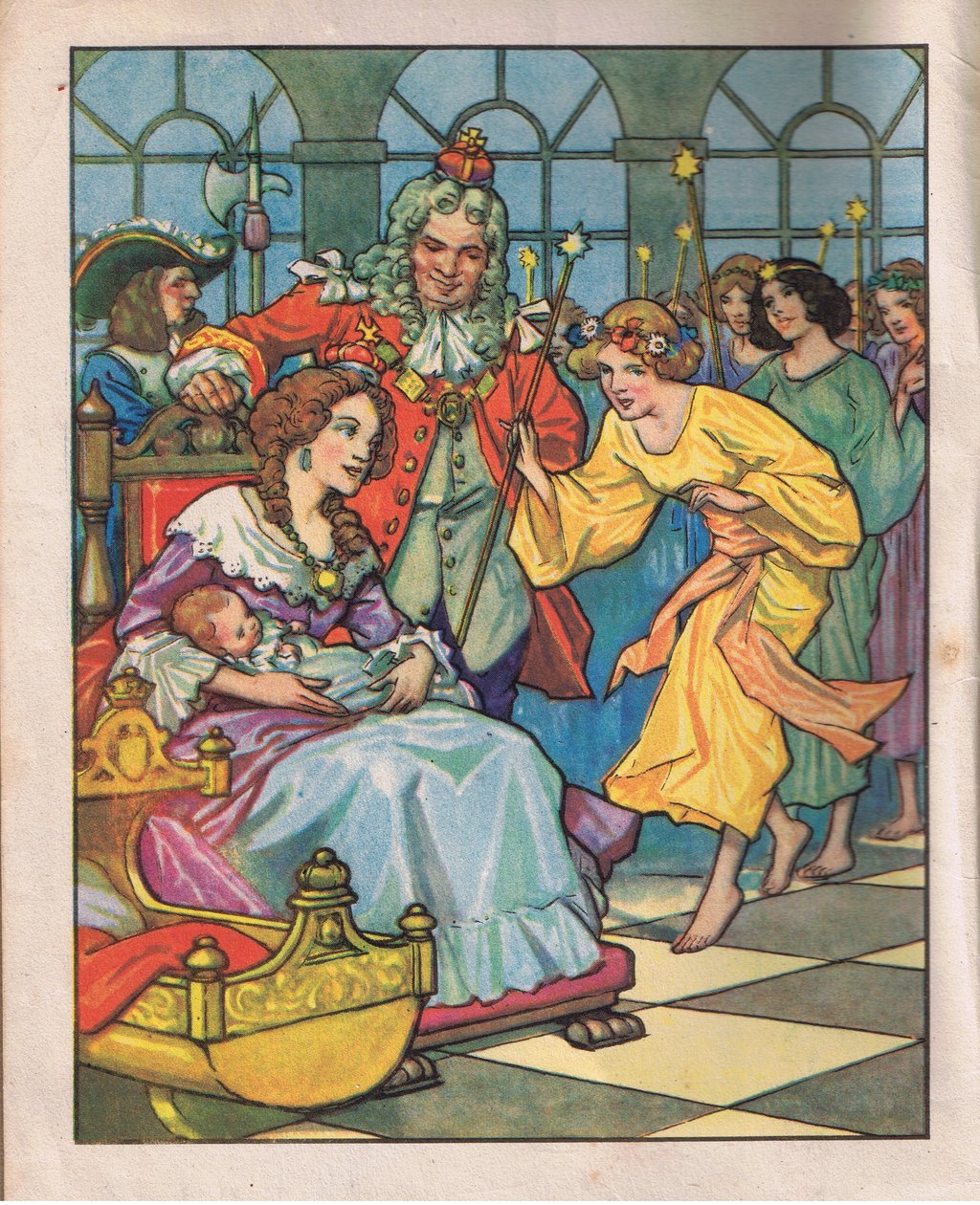 Die Feen und die Prinzessin von Thomas Heath Robinson