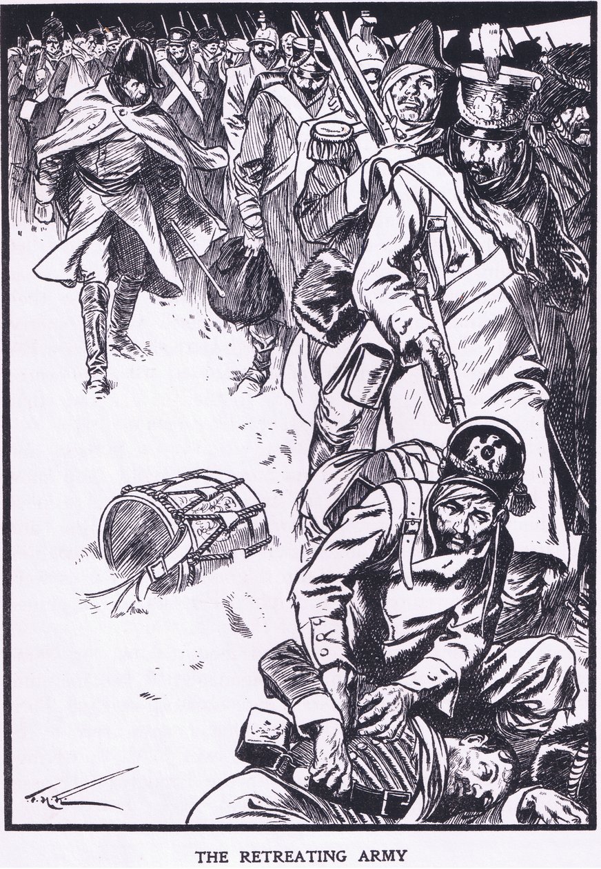Die zurückweichende Armee von Thomas Heath Robinson