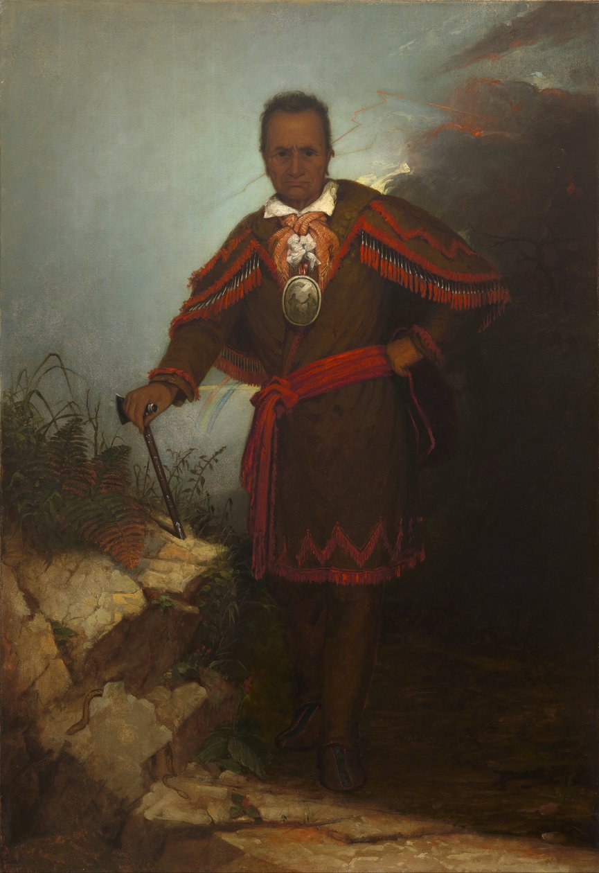 Roter Jacke (Sagoyewatha) von Thomas Hicks