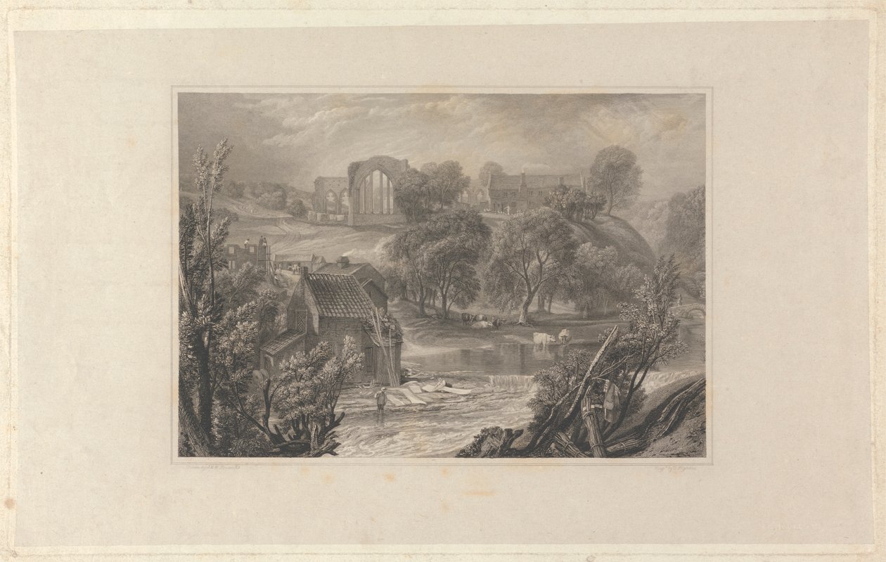 Egglestone Abbey, nahe Barnard Castle von Thomas Higham