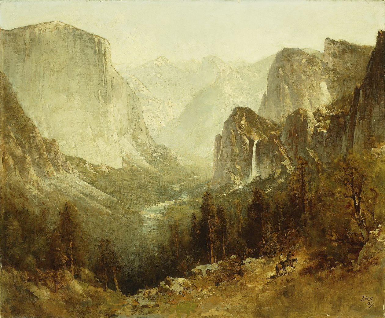 Jagd im Yosemite von Thomas Hill