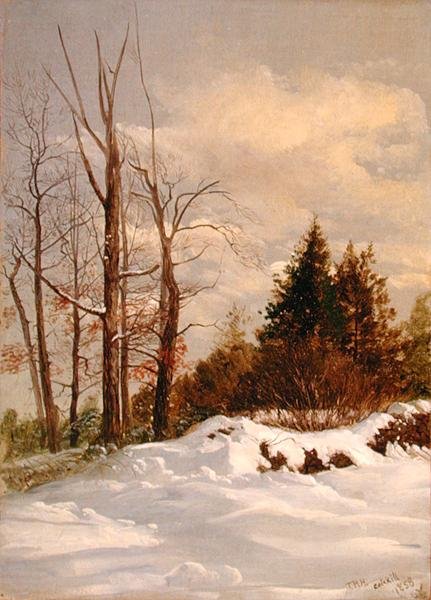 Catskill Winterlandschaft von Thomas Hiram Hotchkiss
