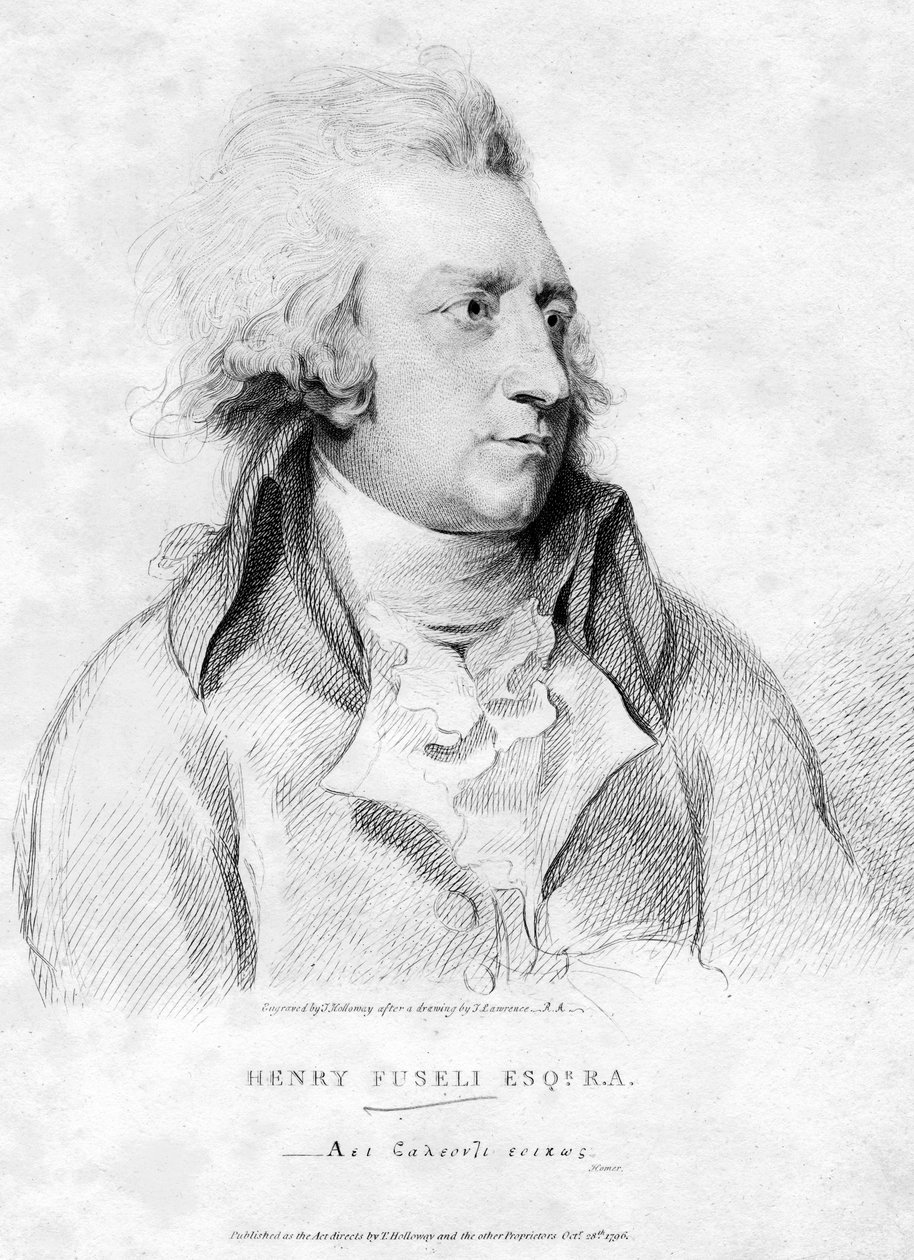 Henry Fuseli, 18. Jahrhundert von Thomas Holloway