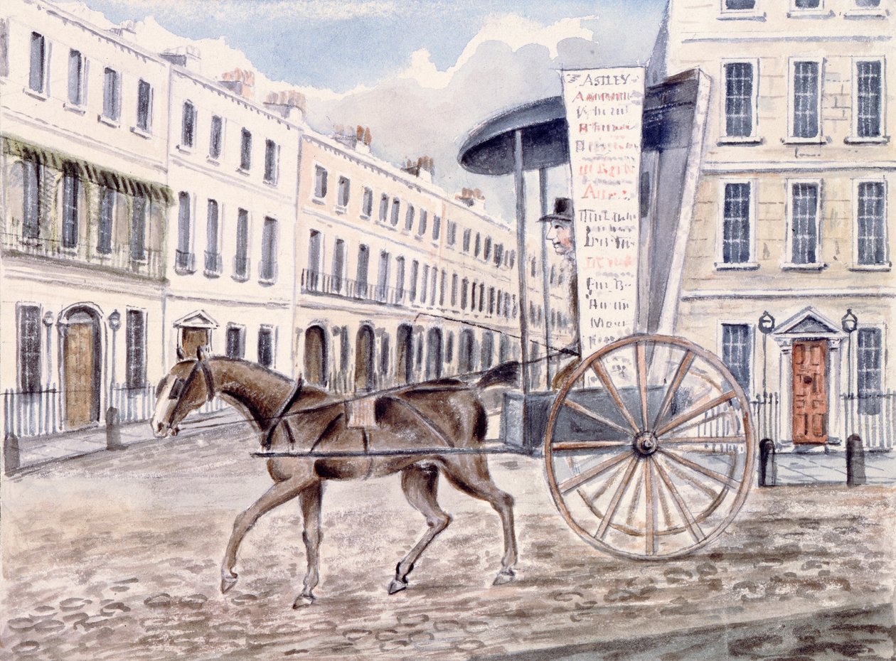 Astleys Werbewagen von Thomas Hosmer Shepherd