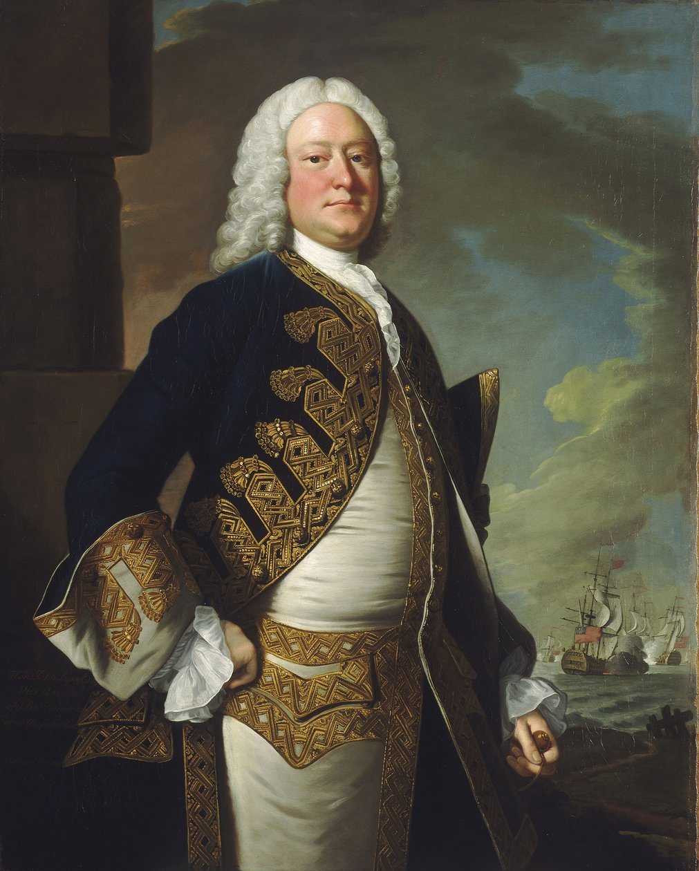 Admiral John Byng (1704-1757) von Thomas Hudson