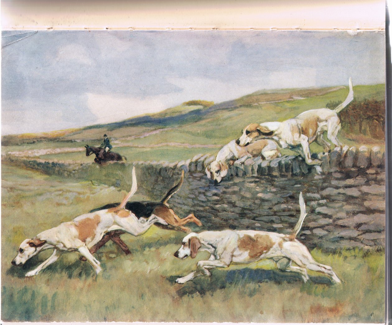 Überquerung der Mauer, Illustration aus 