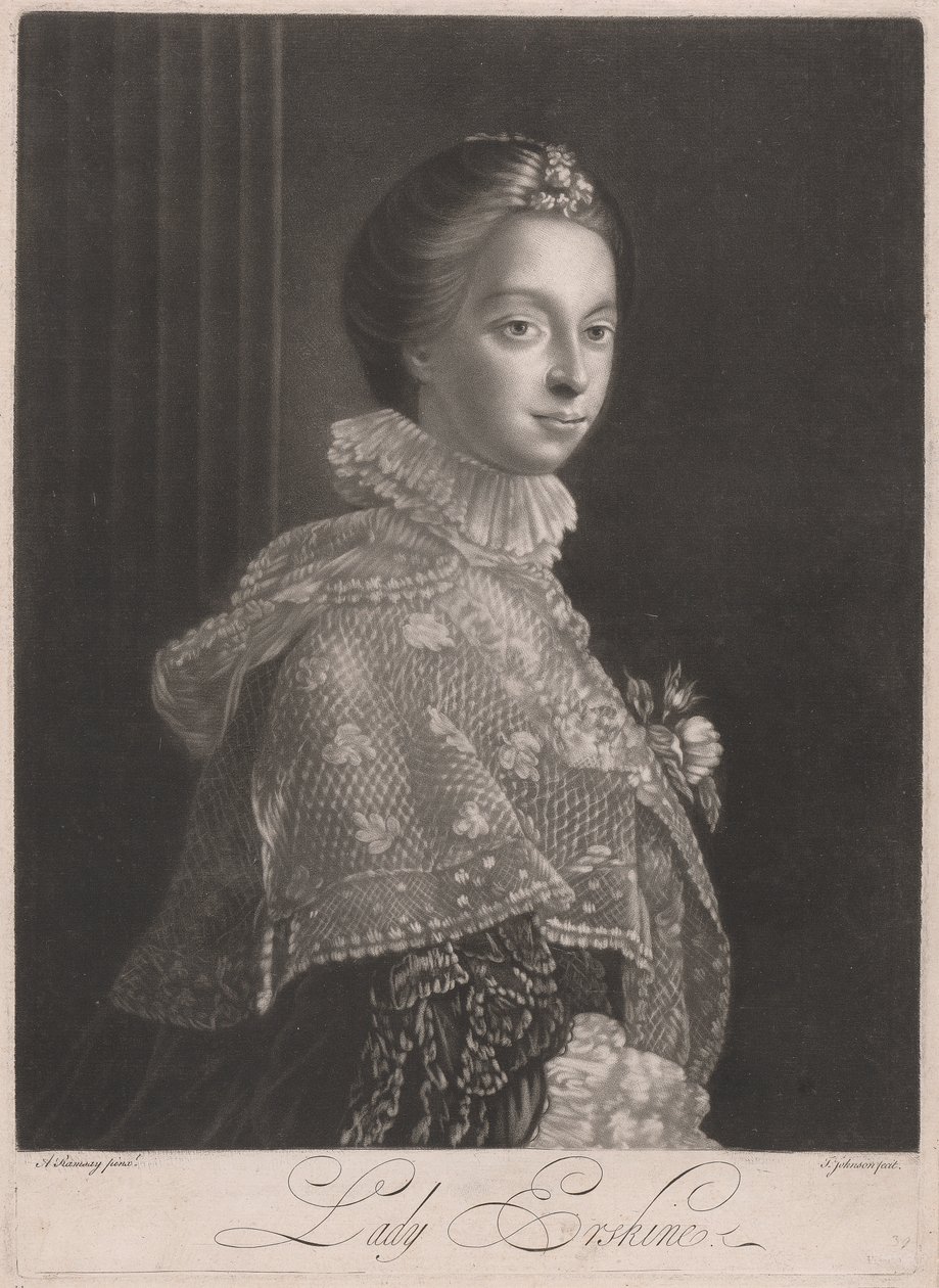 Lady Erskine von Thomas Johnson