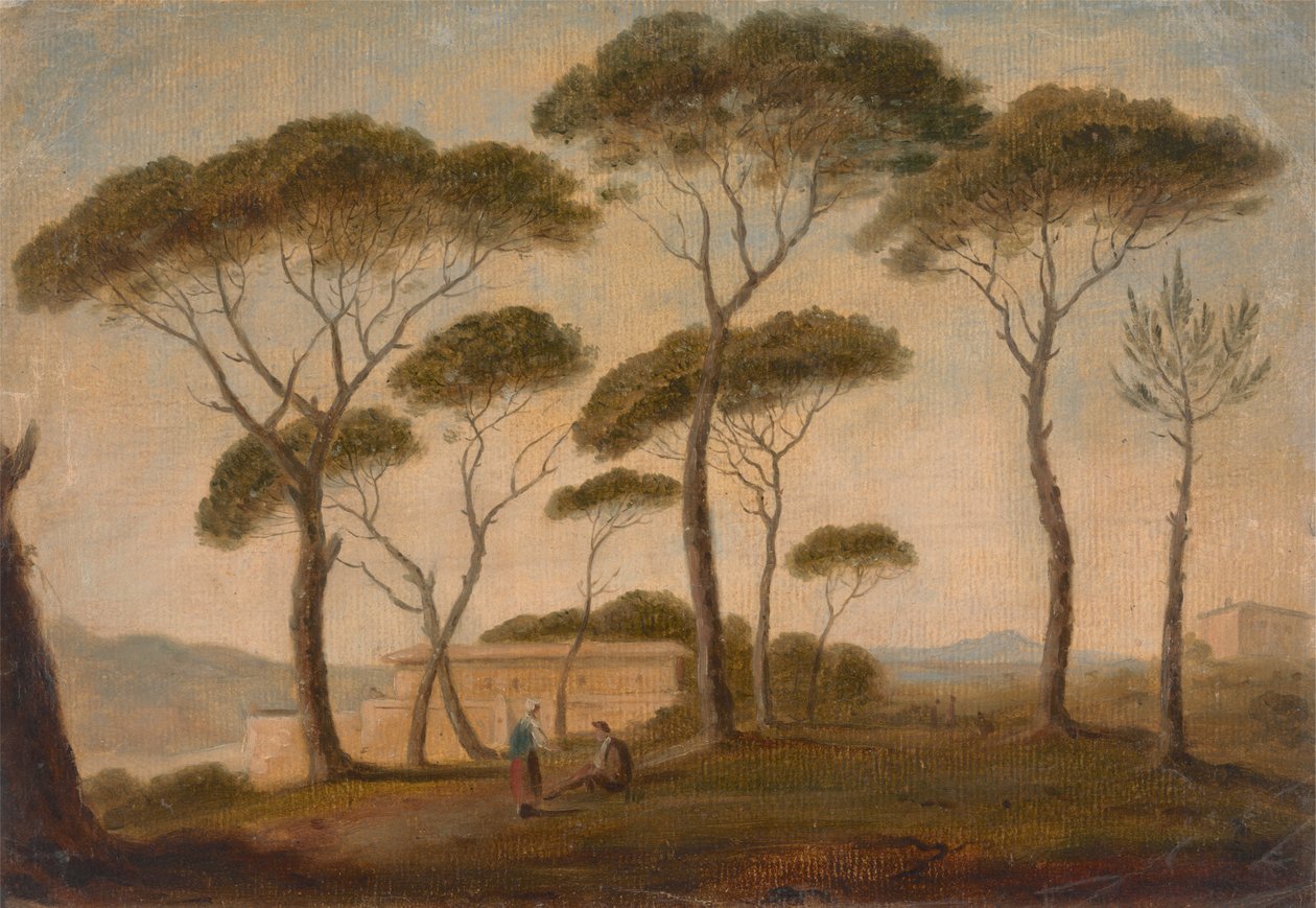 Der Garten der Villa Borghese von Thomas Jones