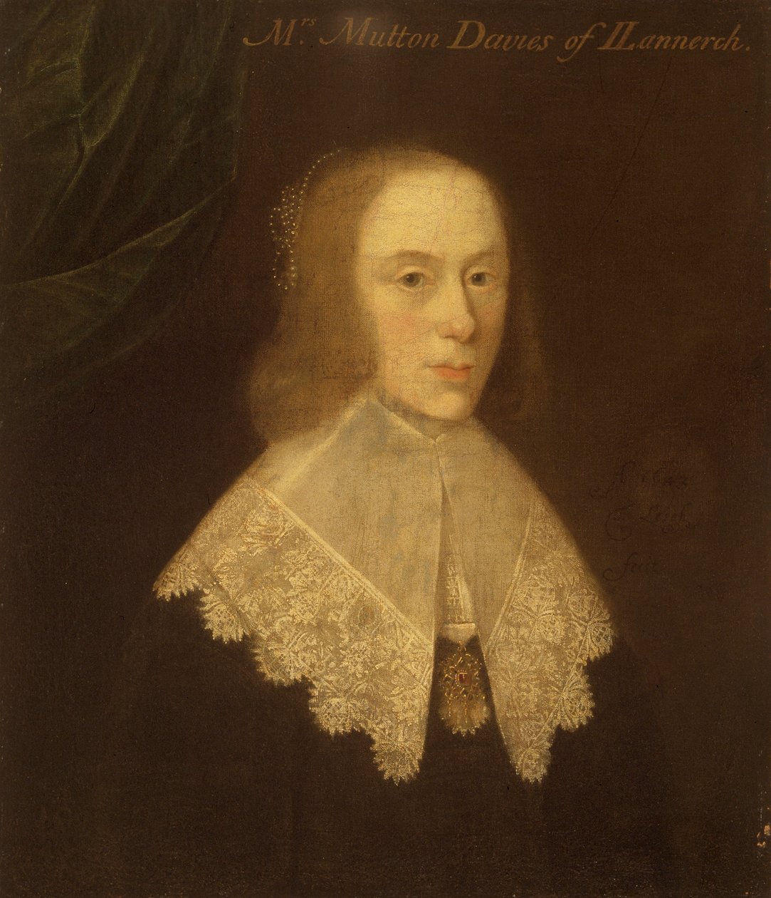 Mrs. Anne Davies von Gwysaney, ca. 1630 von Thomas Leigh