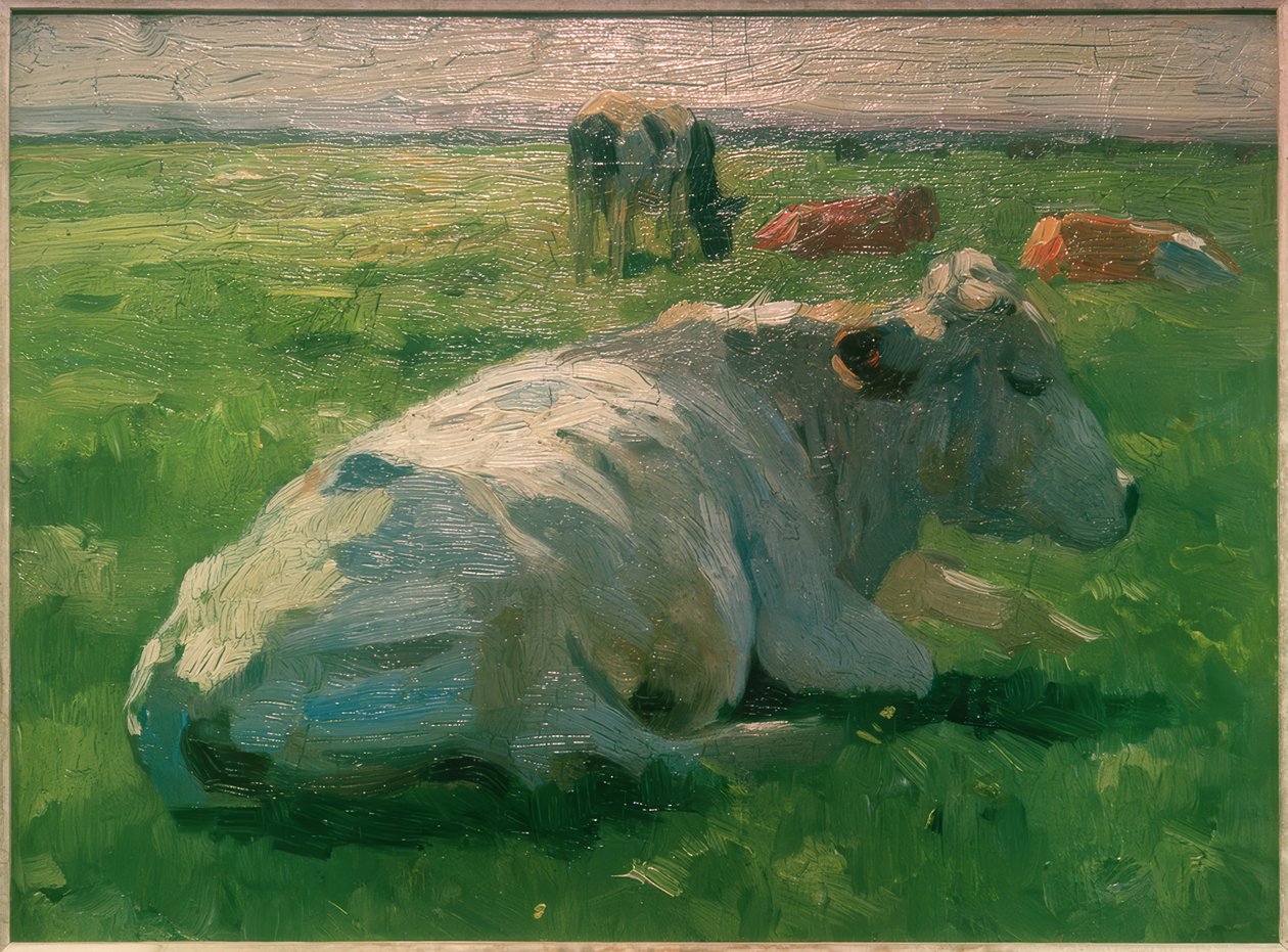 Liegende Kuh von Thomas Ludwig Herbst