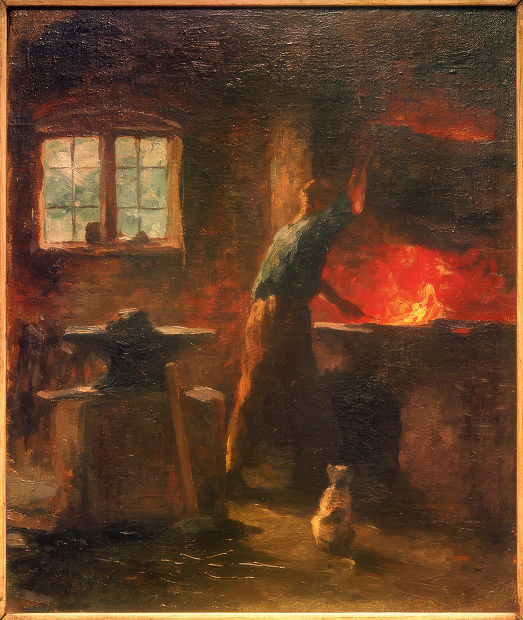Schmiede in Tangstedt von Thomas Ludwig Herbst