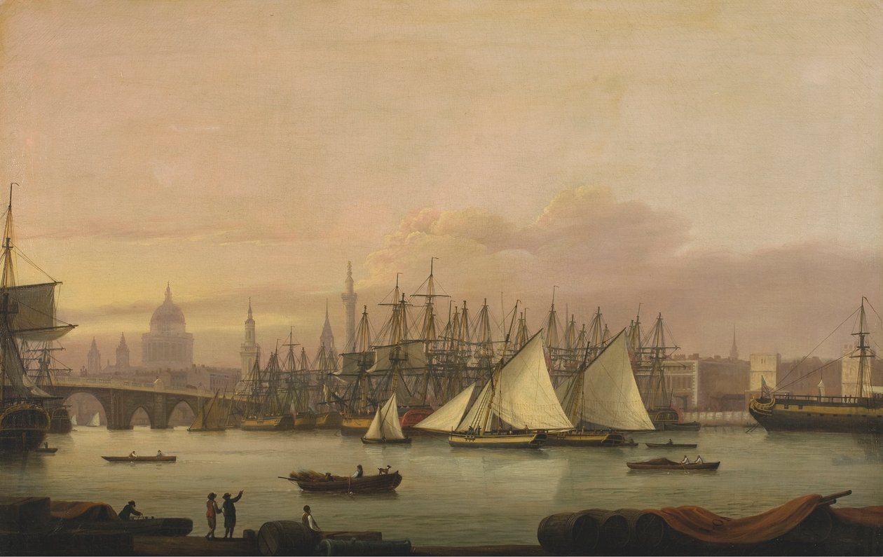 Der Hafen von London von Thomas Luny