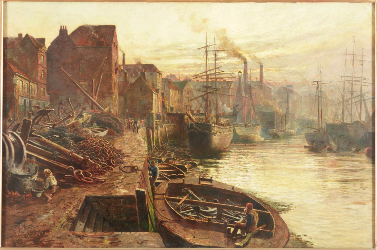 Alt-Sunderland, 1885 von Thomas Marie Madawaska Hemy