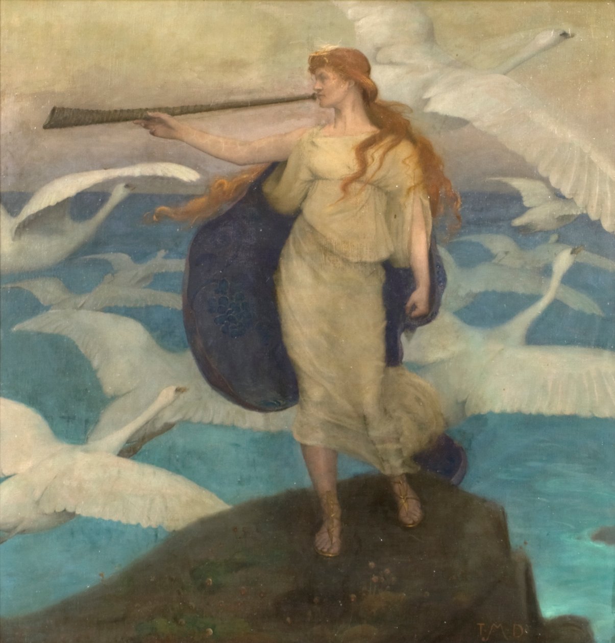 Der Herold des Winters von Thomas Millie Dow