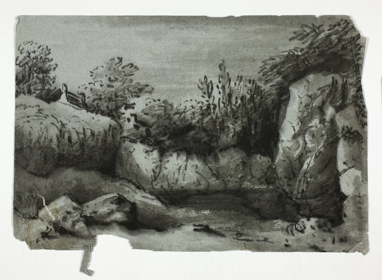 Felsiger Pool von Thomas Monro