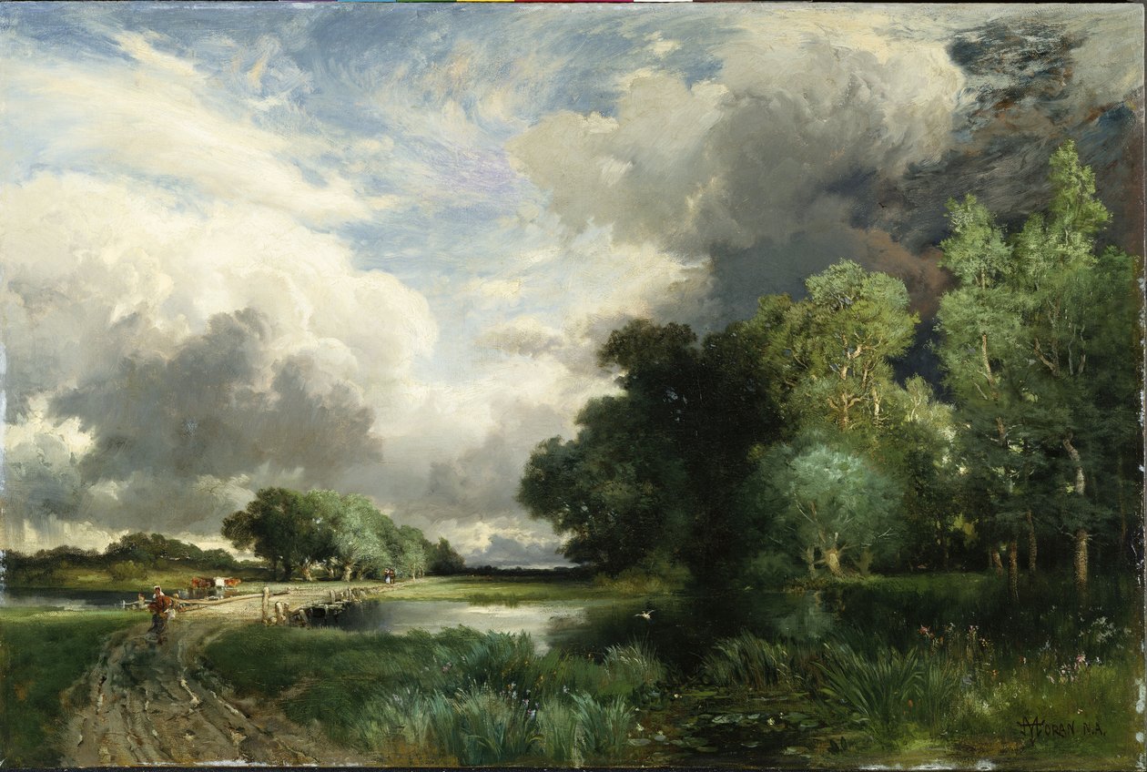 Annähernde Sturmwolken von Thomas Moran