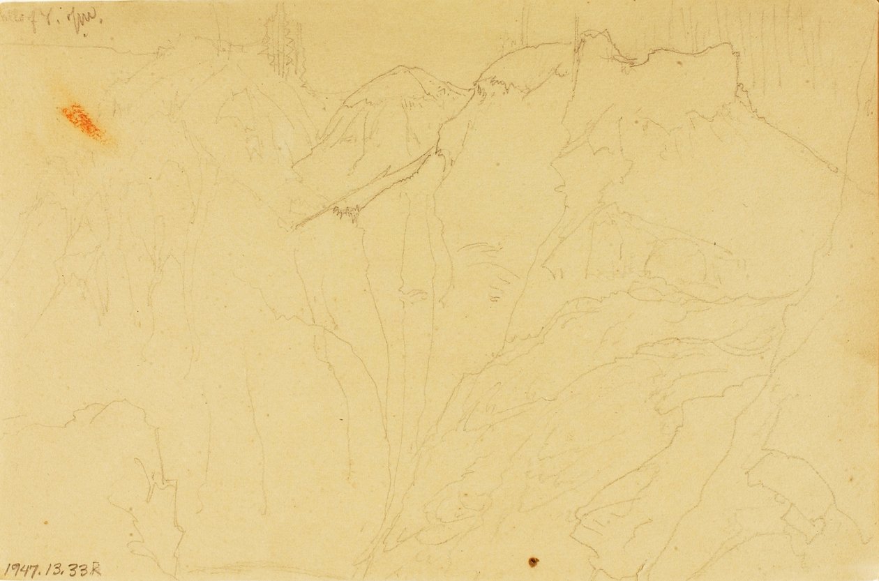 Wasserfälle von Yellowstone von Thomas Moran