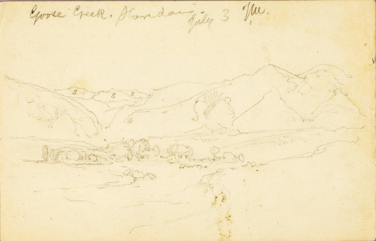 Goose Creek, Sheridan (Wyoming) von Thomas Moran
