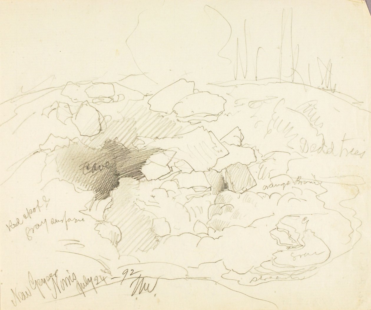 Neuer Geysir, Norris von Thomas Moran