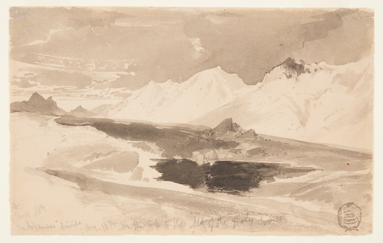 Die Arkansas-Teilung von Thomas Moran