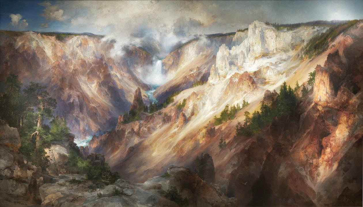 Der Grand Canyon des Yellowstone von Thomas Moran