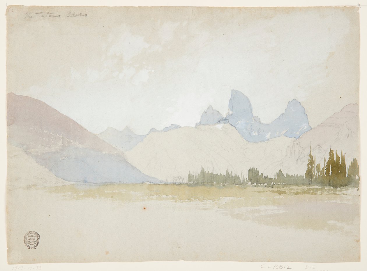 Die Tetons, Idaho von Thomas Moran