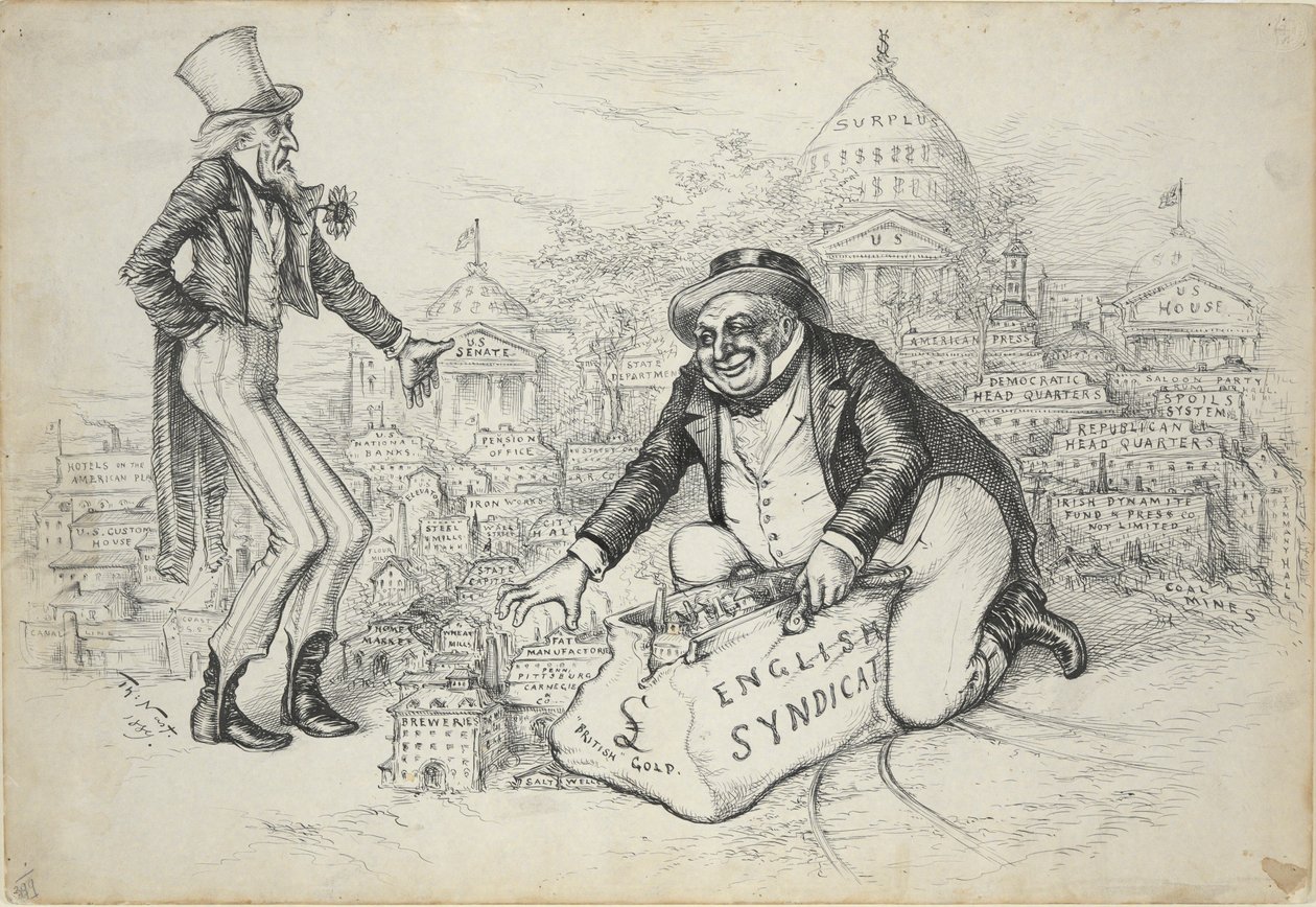 Englisches Syndikat (Britisches Gold) von Thomas Nast
