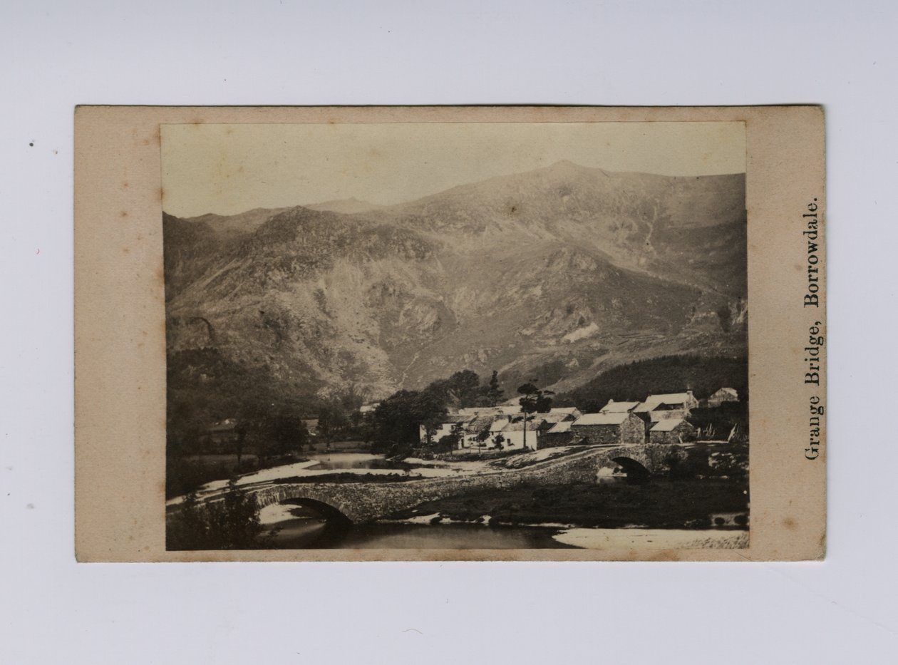 Grange Bridge, Borrowdale (s/w Foto) von Thomas Ogle