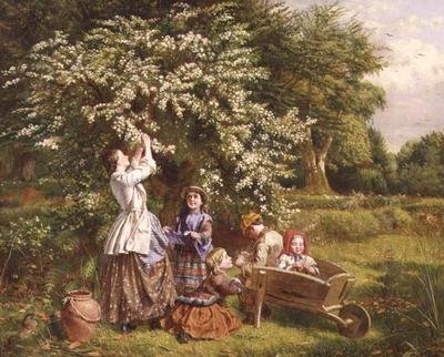 Maiblüten sammeln von Thomas P. Hall