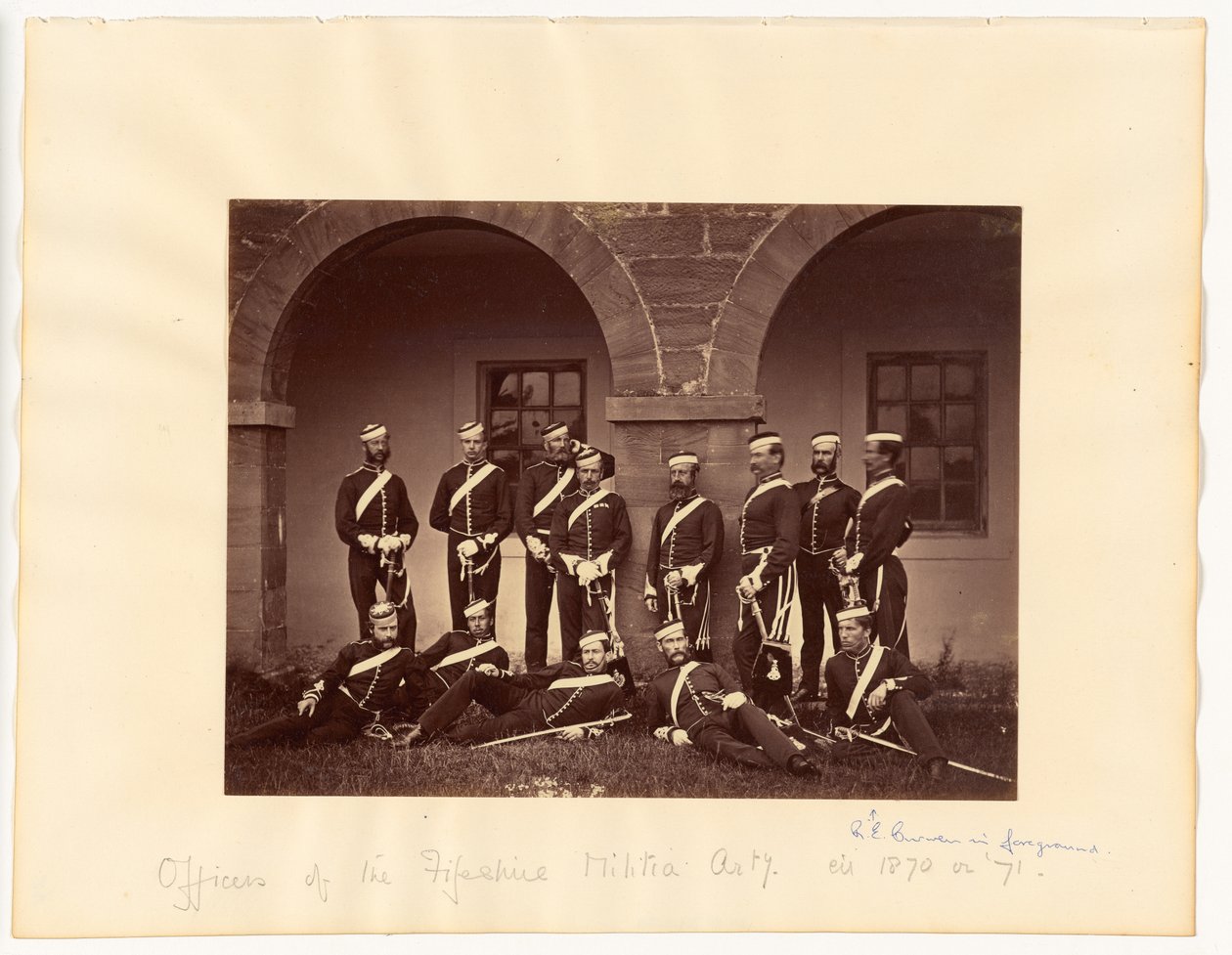 Offiziere der Fifeshire Milizartillerie von Thomas Rodger