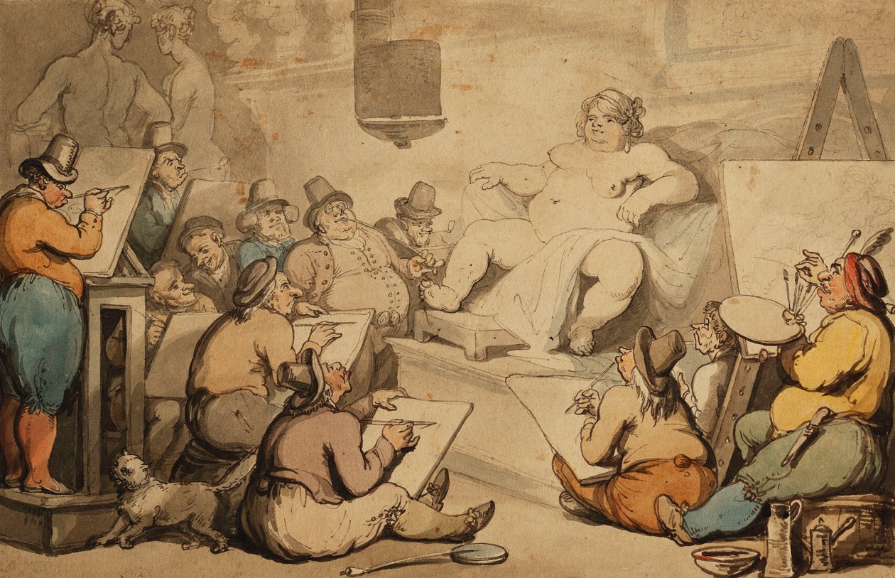 Eine niederländische Akademie von Thomas Rowlandson