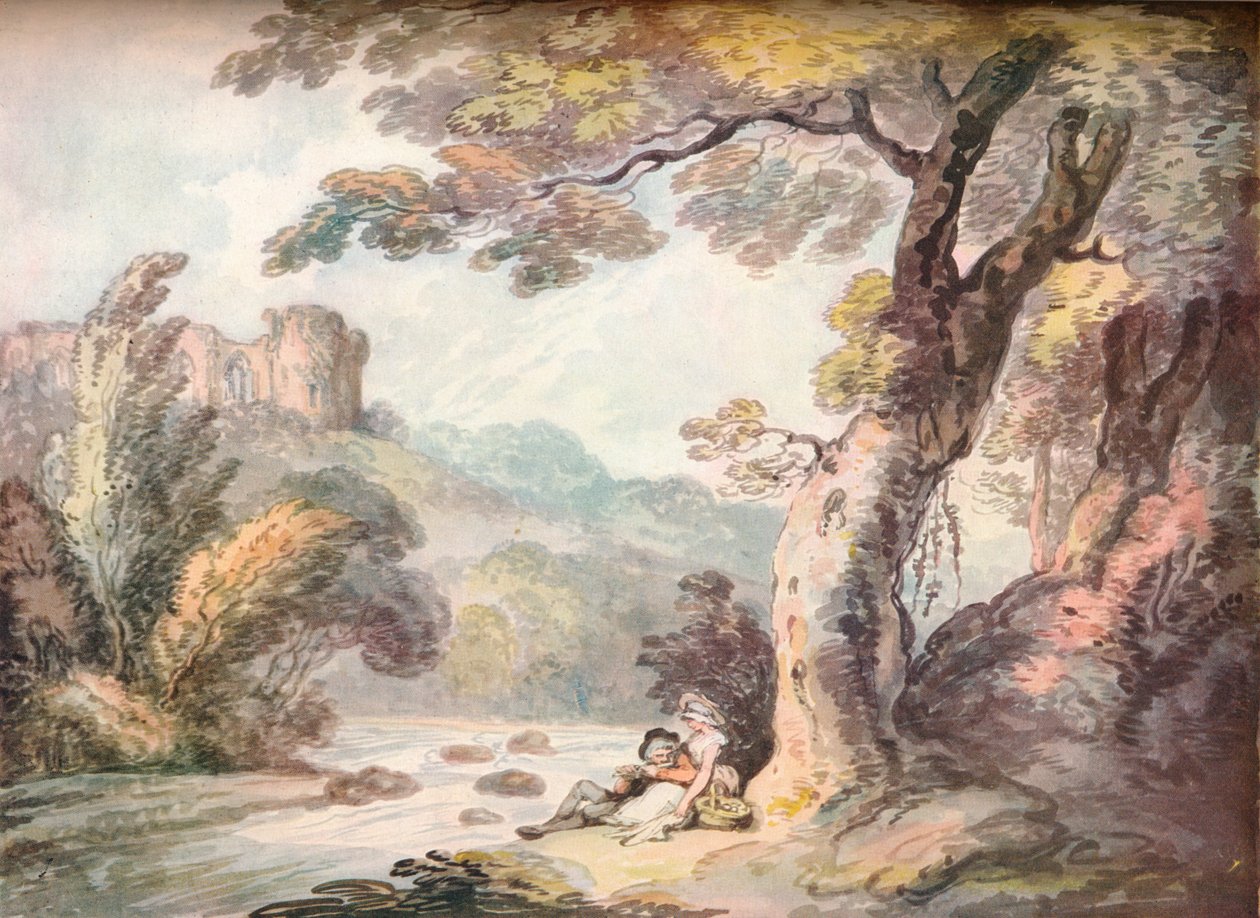 Ein Idyll, um 1815 von Thomas Rowlandson