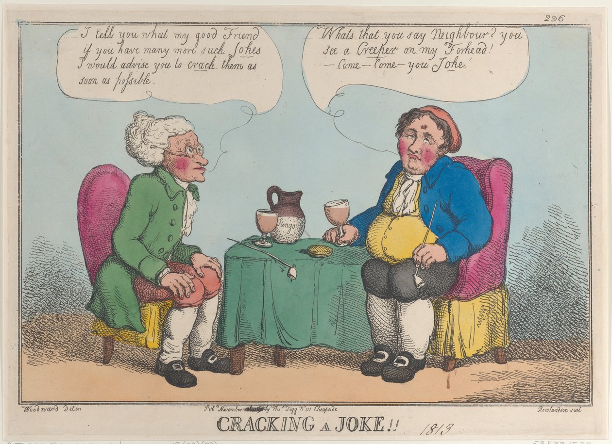 Einen Witz reißen!! von Thomas Rowlandson
