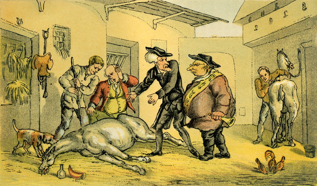 Tod von Punch von Thomas Rowlandson