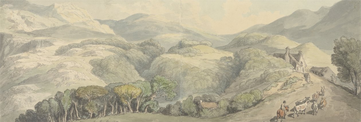Eingang zu Festiniog, Wales von Thomas Rowlandson