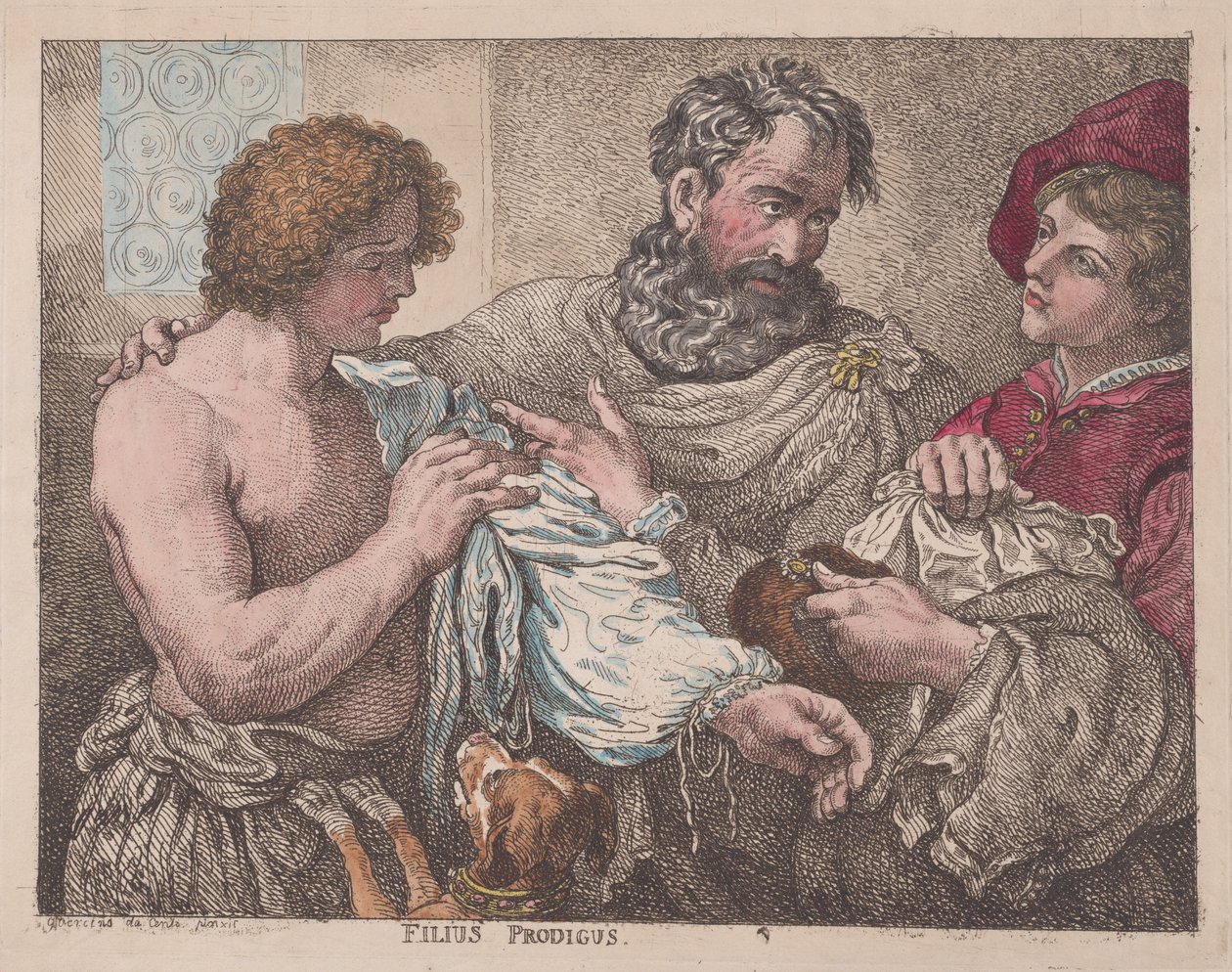 Der verlorene Sohn, 1783-95 von Thomas Rowlandson