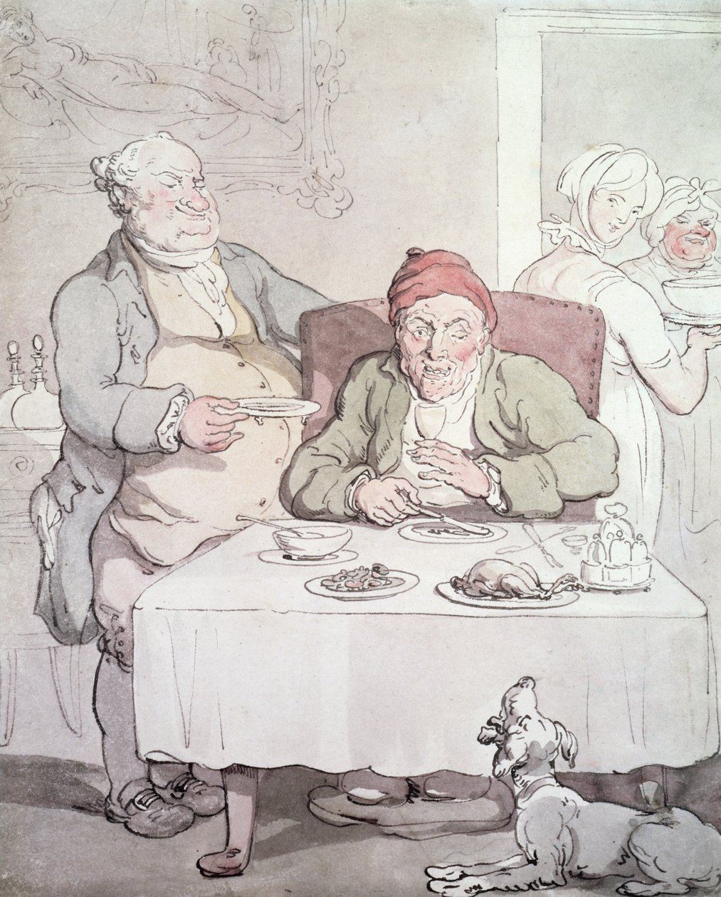 Völlerei von Thomas Rowlandson