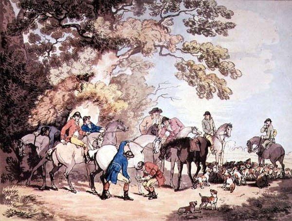 Morgens ausgehen von Thomas Rowlandson