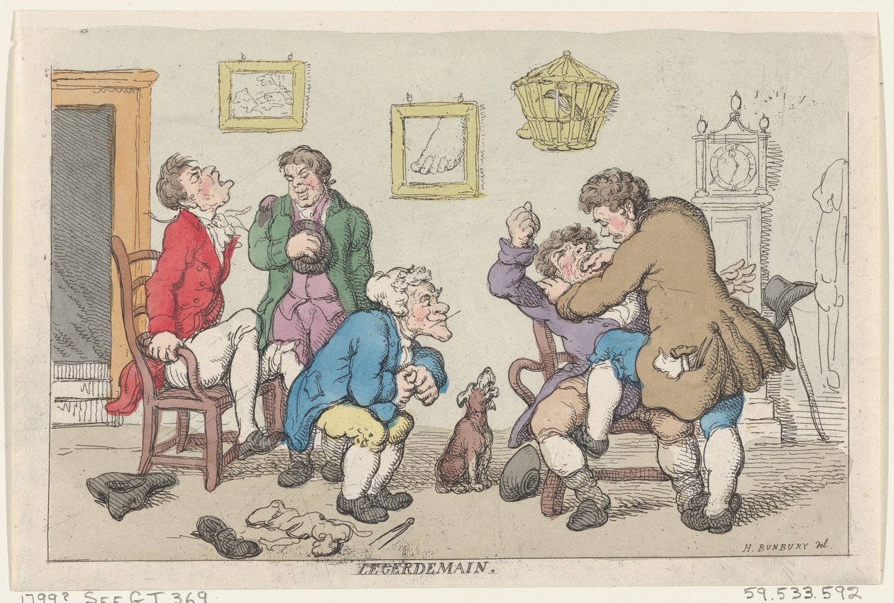 Zauberkunst, 1799 von Thomas Rowlandson
