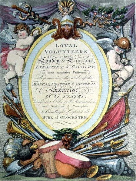 Loyal Volunteers of London, Titelseite von Thomas Rowlandson