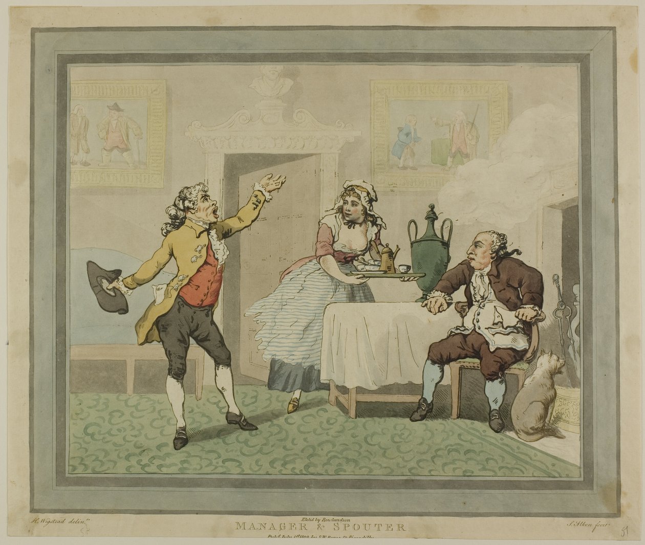Manager und Redner von Thomas Rowlandson