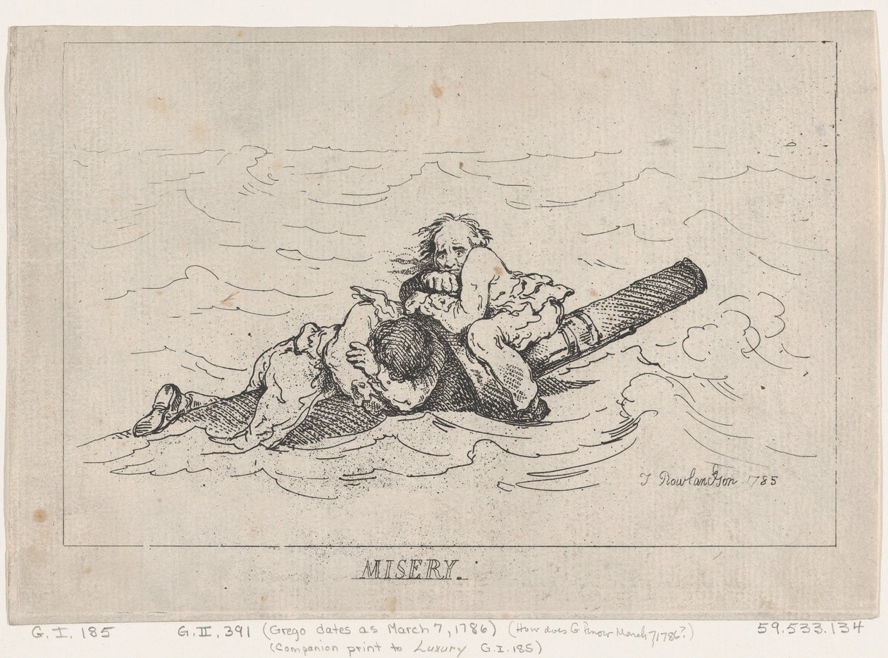 Elend, 1785 von Thomas Rowlandson