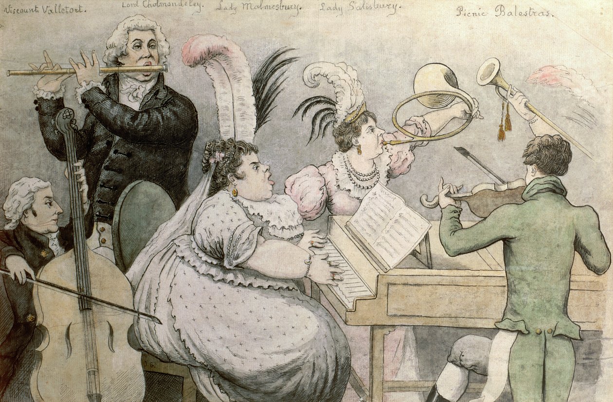 Musikalische Gesellschaft von Thomas Rowlandson