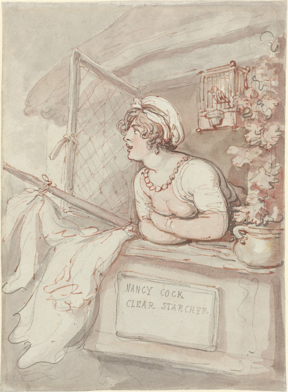 Nancy Cock - Klarstärkerin von Thomas Rowlandson