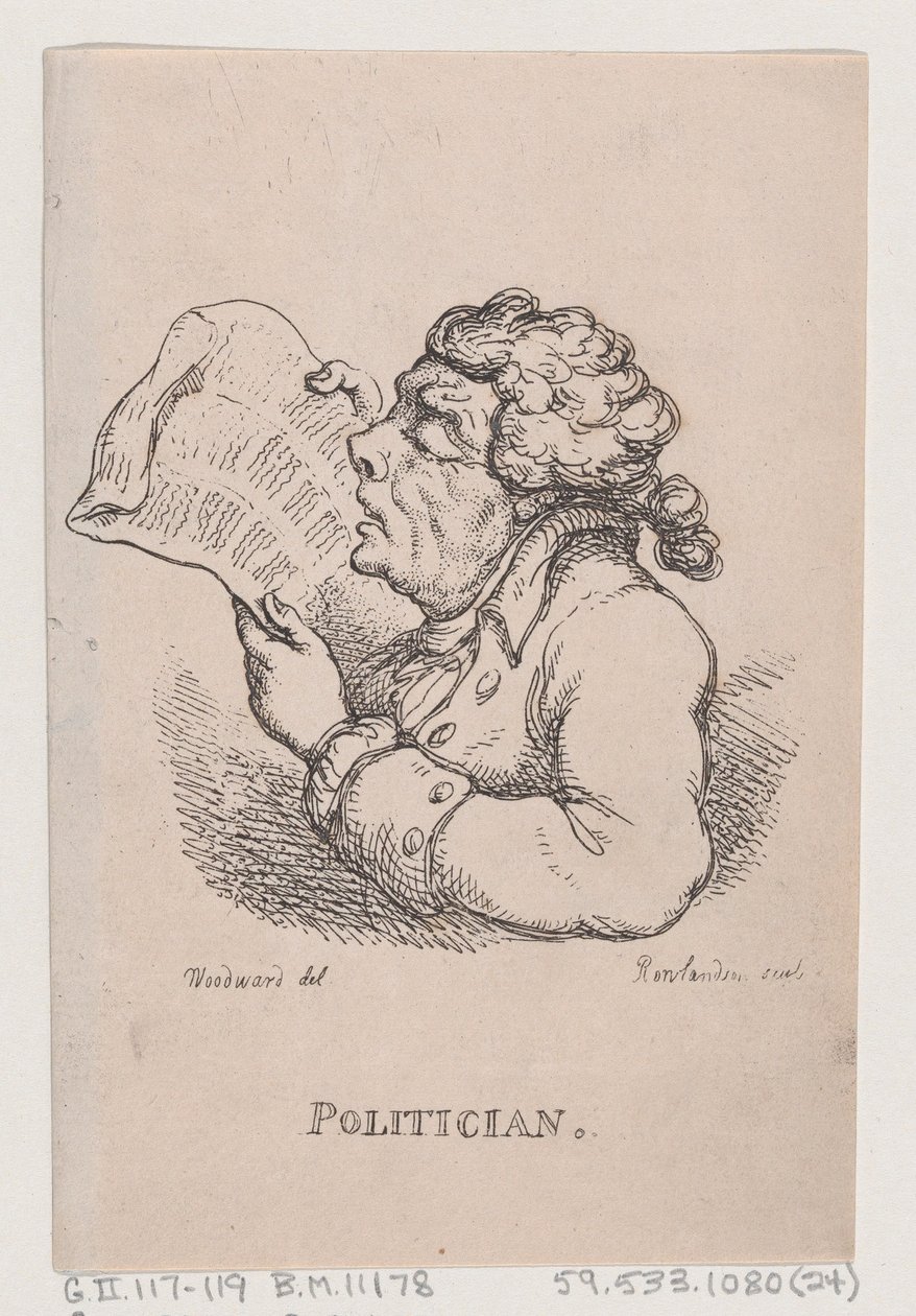 Politiker, April 1808 von Thomas Rowlandson