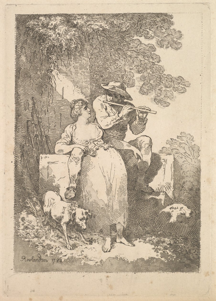 Ruhe von der Arbeit an sonnigen Tagen, 1784-87 von Thomas Rowlandson