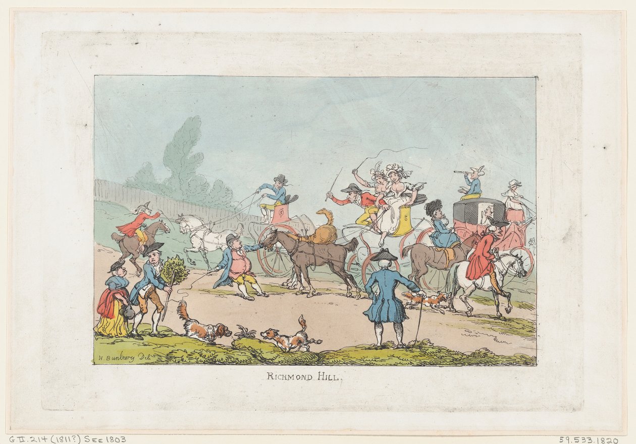 Richmond Hill von Thomas Rowlandson