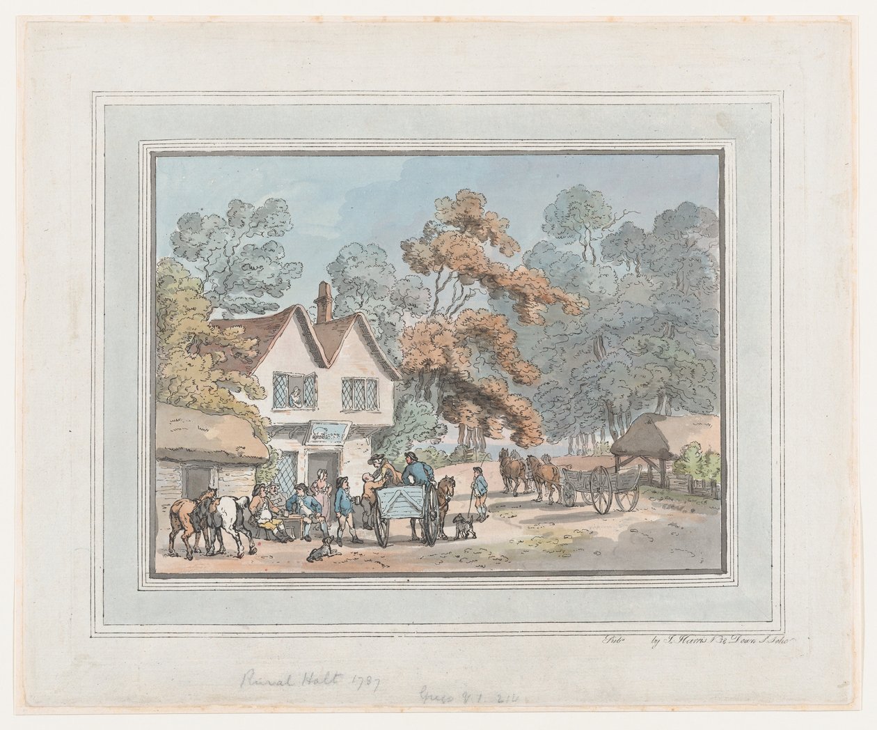 Ländlicher Halt von Thomas Rowlandson