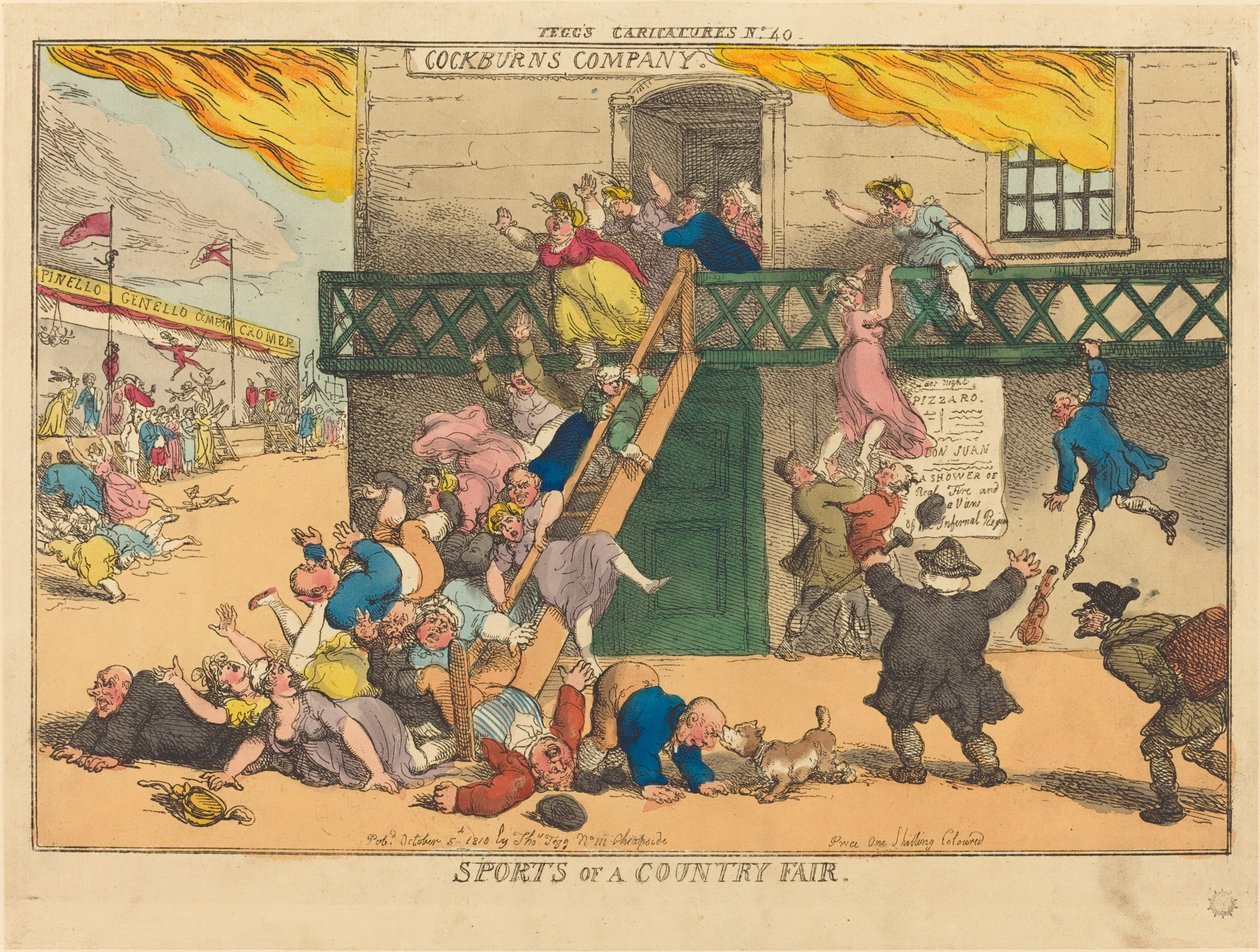 Sportarten eines Dorffestes von Thomas Rowlandson