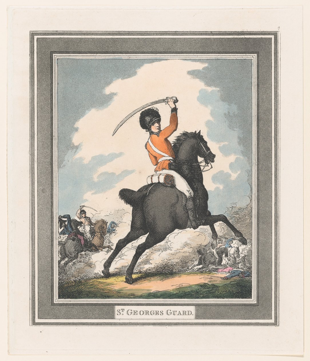 St. Georgs Garde, 1798 von Thomas Rowlandson